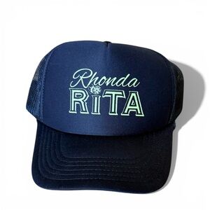 Brand New Rhonda Rita Navy Trucker Hat